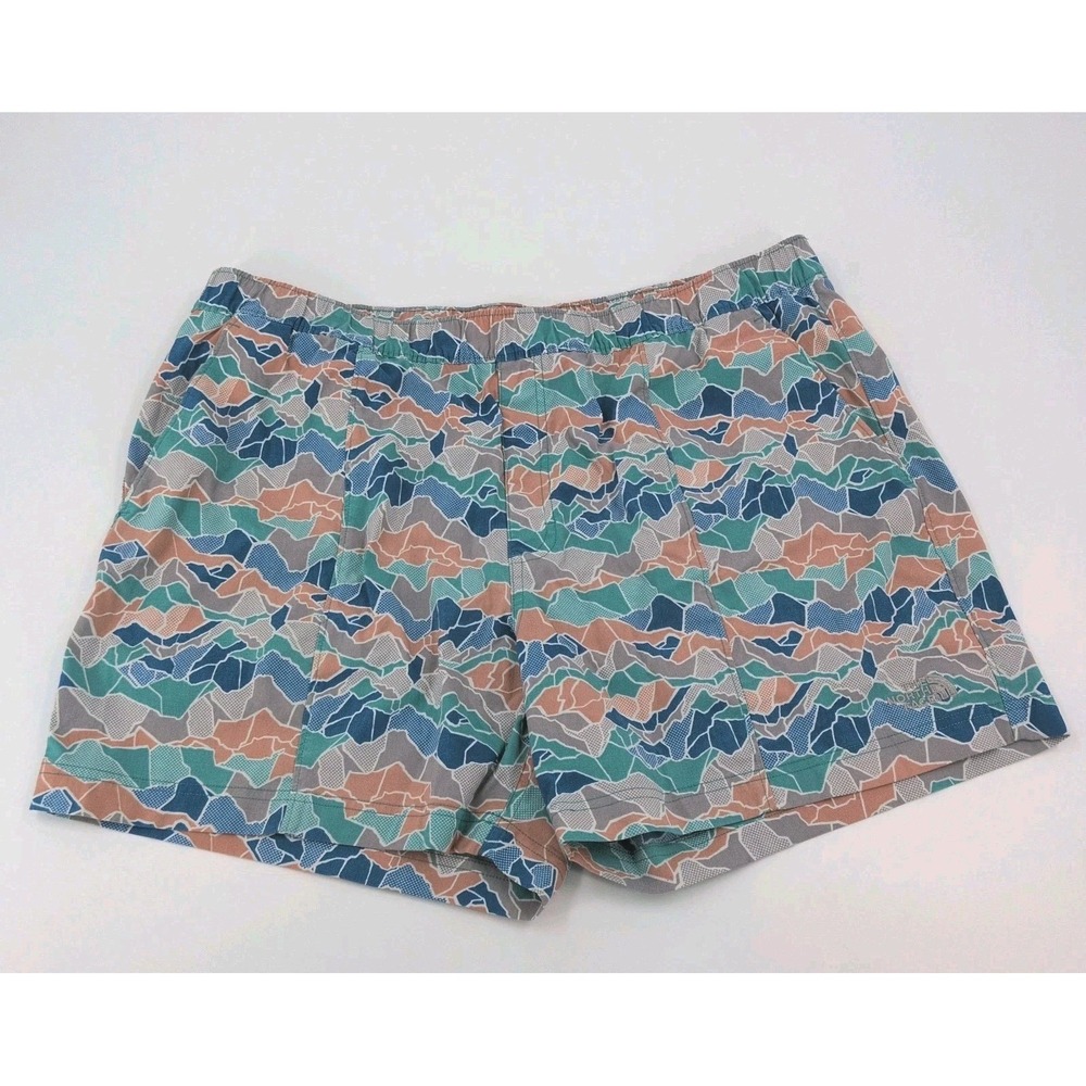 The North Face Mens Mountain Board Camouflage Shorts Swim Trunks Size XL UPF 50